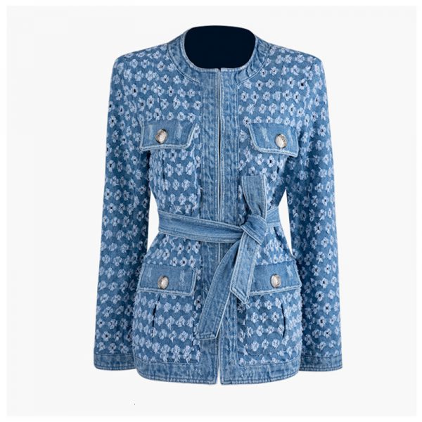 Ksenia Blue Denim Jacket - Image 3